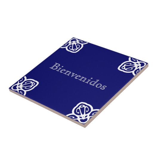 Bienvenidos Sign Tegeltje (Zijkant)