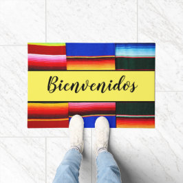Bienvenidos (Welkom) Serape strepen  Deurmat
