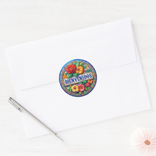 BIENVENIDOS - Zo ! Ronde Sticker (Envelop)