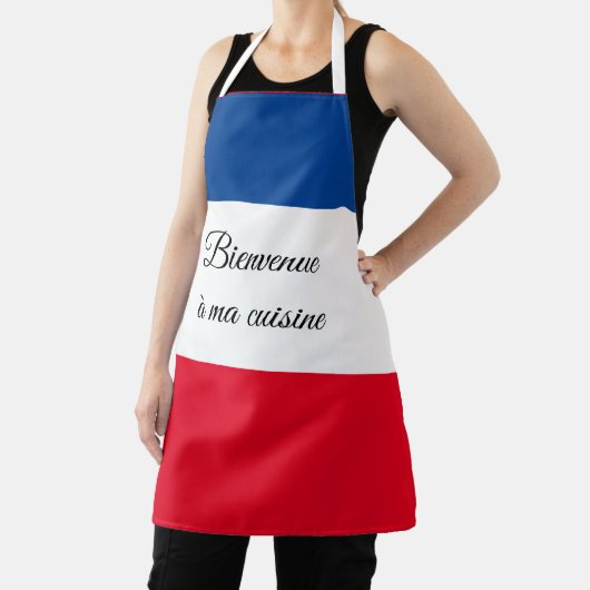 Bienvenue a ma cuisine All-Over Print Apron Schort (Insitu)