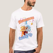 "Bienvenue Bubble Up 2025" T-shirt (Voorkant)