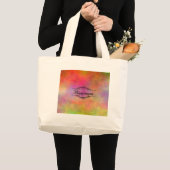 Bienvenue Colorful Grote Tote Bag (Voorkant (product))