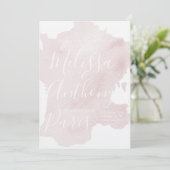 Bienvenue Frankrijk Waterverf Destination Wedding Kaart (Staand voorkant)