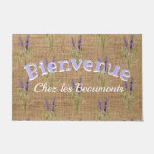 Bienvenue -  lavenaars - roest deurmat (Voorkant)