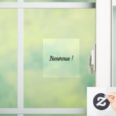 Bienvenue sticker autocollant adhésif de vitrines (Huis)