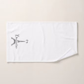 "Bienvenue" (Welkom in het Frans) Bad Handdoek (Handdoek)