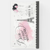 Bienvenue Welkom Parijse Zoet 16 ID1162 Spandoek (Verticaal)