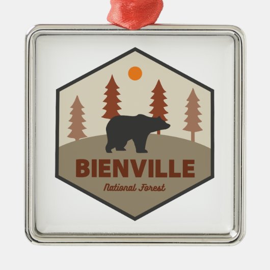 Bienville National Forest Beer Metalen Ornament (Voorkant)