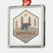 Bienville National Forest Beer Metalen Ornament (Links)
