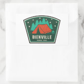 Bienville National Forest Camping Rechthoekige Sticker (Tas)