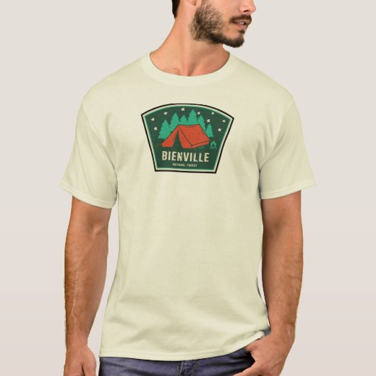 Bienville National Forest Camping T-shirt (Voorkant)