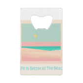 Bieperontwerp Creditkaart Flessenopener (Voorkant)