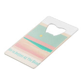 Bieperontwerp Creditkaart Flessenopener (Voorkant Gekanteld)