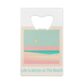 Bieperontwerp Creditkaart Flessenopener (Achterkant)