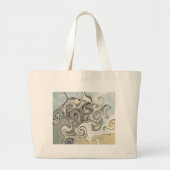 Bieperontwerp Grote Tote Bag (Voorkant)