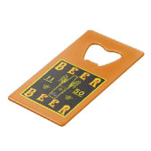 bier 11 50 Sinaasappel Creditkaart Flessenopener (Achterkant Gekanteld)