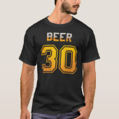 Bier 30 Baseball Style Jersey Uniform T-shirt (Voorkant)