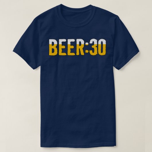 bier 30 bier 30 Pauze tijd T T-shirt (Design voorkant)