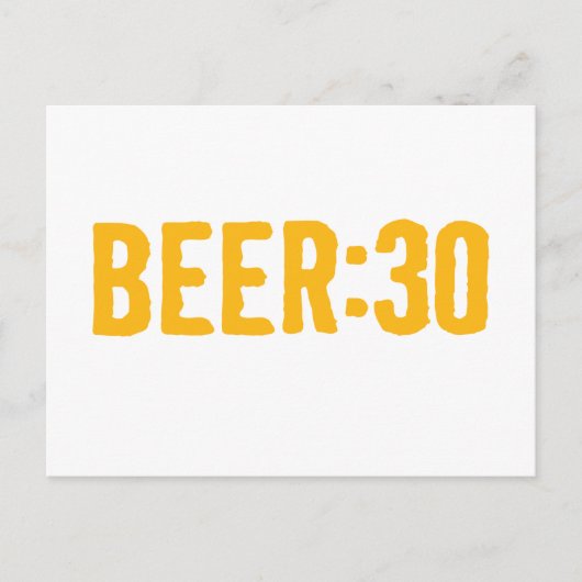 Bier : 30 briefkaart (Voorkant)