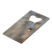 Bier:30 flesopener creditkaart flessenopener (Voorkant Gekanteld)