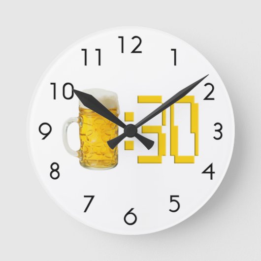 bier:30 ronde klok (Voorkant)
