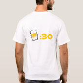 bier 30 t-shirt (Achterkant)