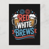 Bier 4 juli briefkaart (Voorkant)