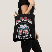 Bier 4 juli , Patriottisch Feest Tote Bag (Dichtbij)