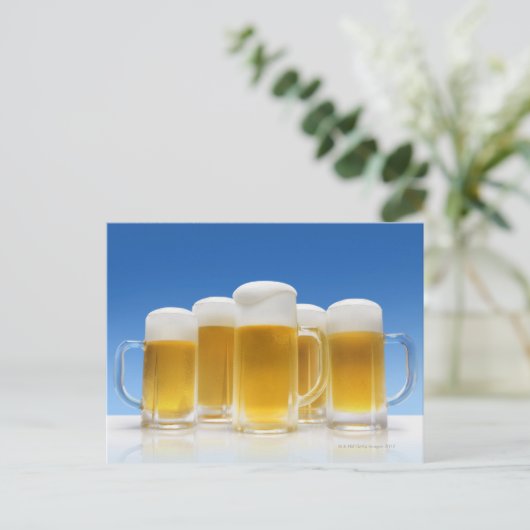bier 6 briefkaart (Staand voorkant)