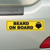 Bier aan boord Bumpersticker (Op auto)