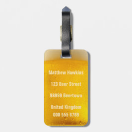 BIER aangepast bagagelabel