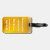 BIER aangepast bagagelabel (Achterkant horizontaal)