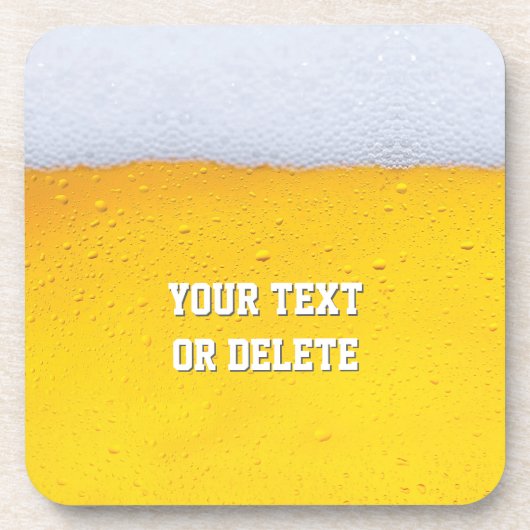 Bier Achtergrond Onderzetters (set van 4) (Voorkant)