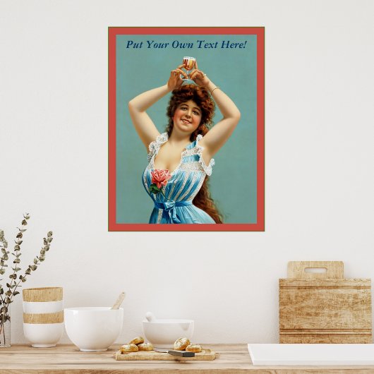   bier Adverteren Poster (Keuken)