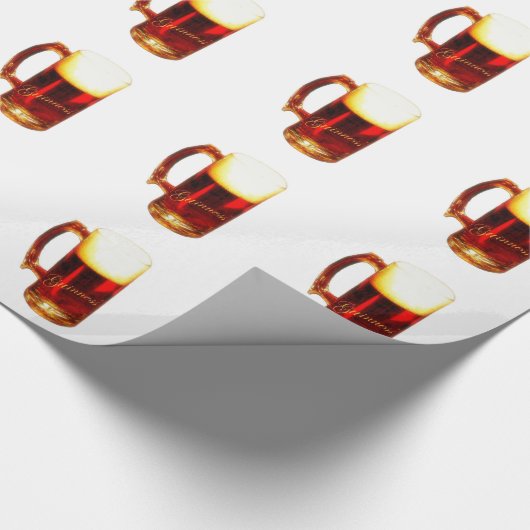 Bier/ale/Lager mok Cadeaupapier (Hoek)