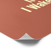 Bier: Alleen reden waarom ik vanmiddag wakker werd Poster (Hoek)