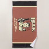 Bier: Alleen reden waarom ik vanmiddag wakker werd Strandlaken