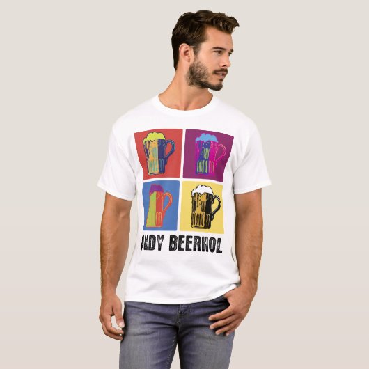 Bier als art T-Shirt (Voorkant volledig)