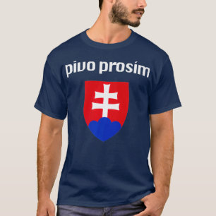 Bier alsjeblieft in het Slowaaks grappig Slowaaks T-shirt