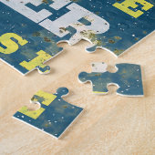 Bier Altijd. Oude bierposter. Bier Legpuzzel (Zijkant)