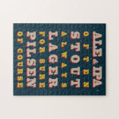 Bier altijd. poster. bier legpuzzel (Horizontaal)