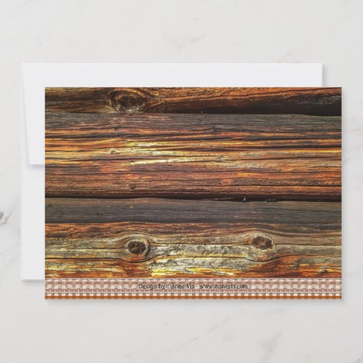 Bier BBQ en Baby shower Uitnodiging (Achterkant)