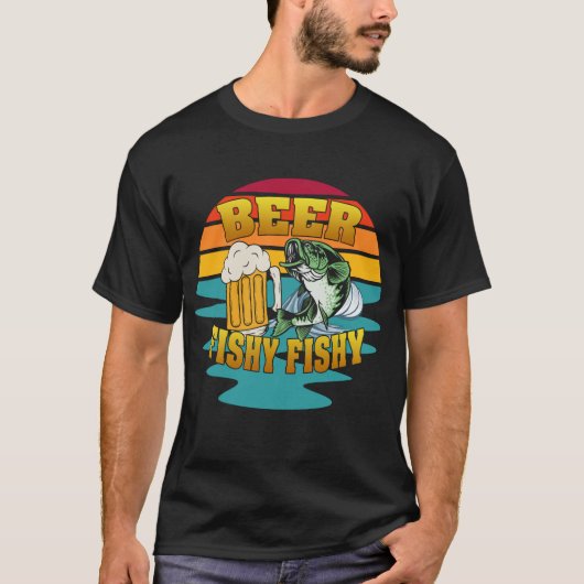 Bier, Beer Fishy, Fishy Fun T-shirt (Voorkant)