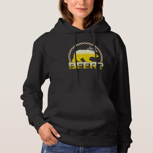 Bier Beer Herten Elk Beer Hunters Bierdrinkers Alc Hoodie (Voorkant)
