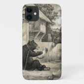 Bier - Beer, hond en Donkey Case-Mate iPhone Case (Achterkant)