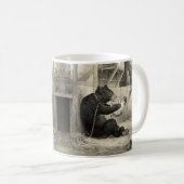 Bier - Beer, hond en Donkey Koffiemok (Voorkant rechts)