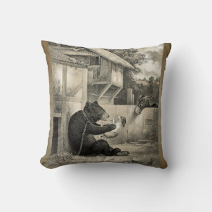 Bier - Beer, hond en Donkey Kussen