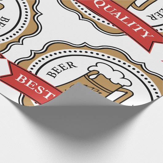Bier Beste Kwaliteit Craft Brew Badge Cadeaupapier