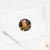 Bier Bevat Vitamine Pee T-shirts Cadeaus Ronde Sticker (Envelop)