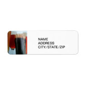 BIER BIER ADRESLABEL ETIKET (Voorkant)